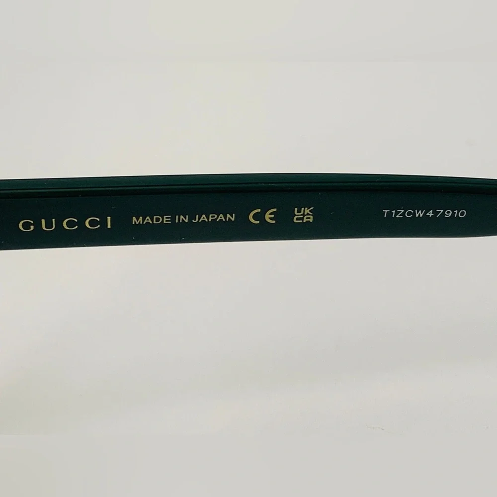 New Authentic Women GUCCI GG0004ON Green 011 Eyelashes